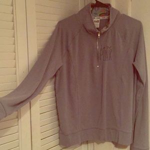 PINK Victoria’s Secret Lg 1/4 zip
